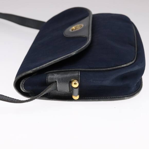 DIOR Trotter Canvas Shoulder Bag Navy - Picture 4 of 12